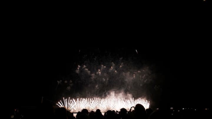 Fireworks Over Crowd, a Others live wallpaper for Mac