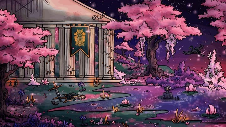 Even in Arcadia, a Dark live wallpaper for Mac