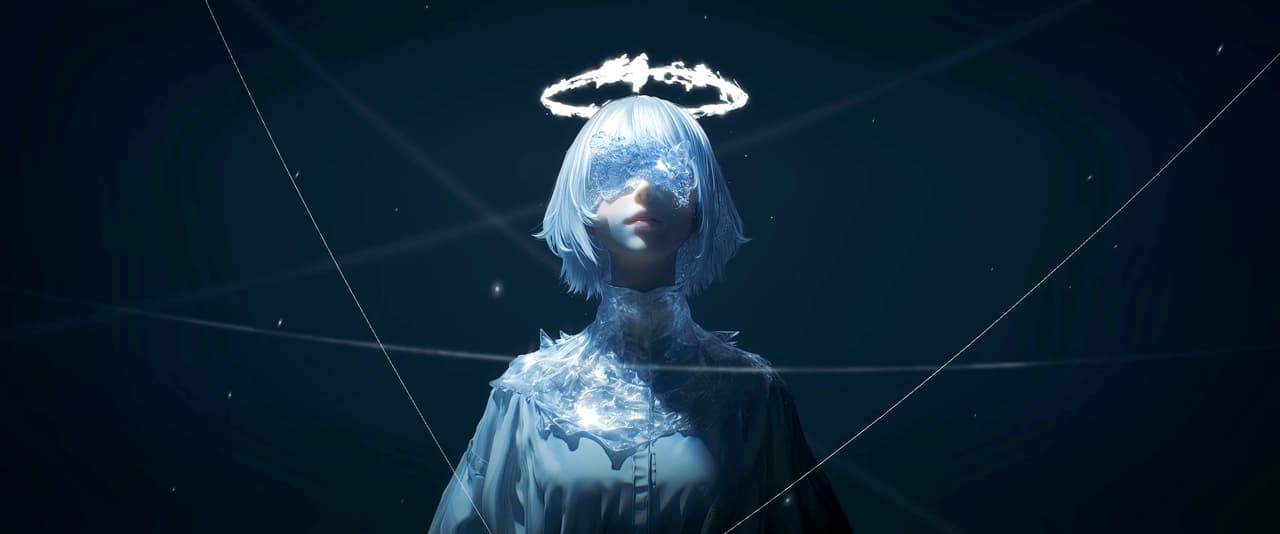 Android Angel, a Dark live wallpaper for Mac