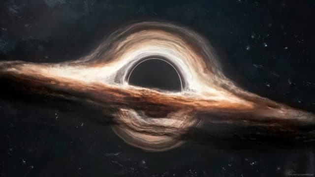 Interstellar Black Hole, a Space live wallpaper for Mac