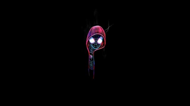Miles Morales Neon Hood, a Heroes live wallpaper for Mac