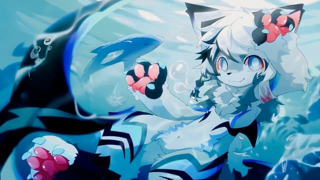 Underwater Furry, a Others live wallpaper for Mac