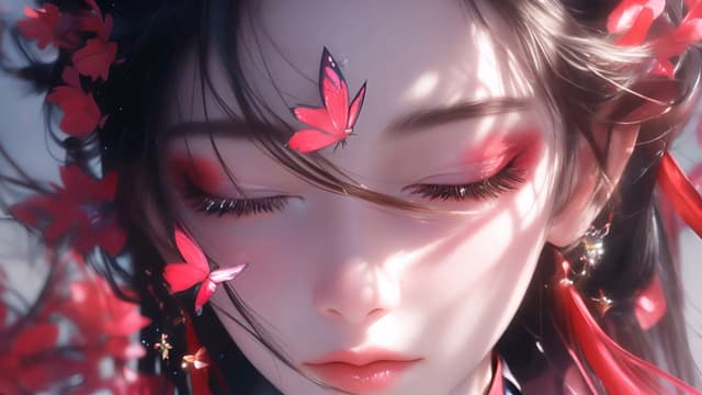 Chinese Fantasy Girl Crimson, a Anime live wallpaper for Mac