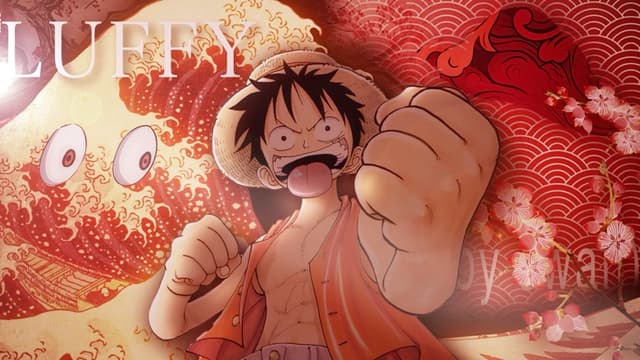 Luffy Great Wave, a Anime live wallpaper for Mac
