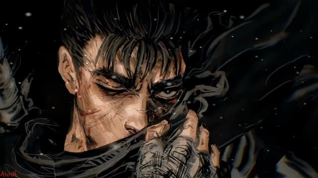 Guts in the Snow, a Anime live wallpaper for Mac