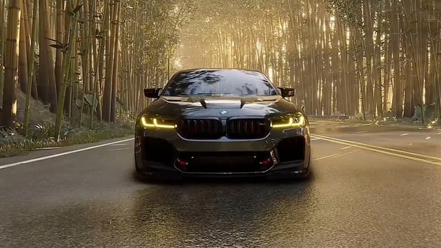 BMW M5 Bamboo Forest, a Cars live wallpaper for Mac