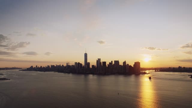 New York Aerial Night, a Dark live wallpaper for Mac