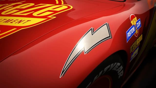 Lightning McQueen Close-Up, a Cars live wallpaper for Mac