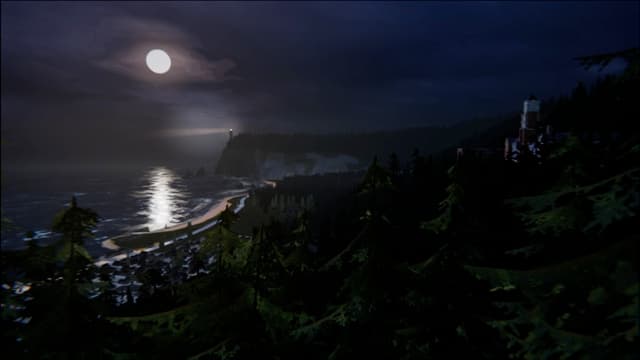 Arcadia Bay Moonlit Coast, a Gaming live wallpaper for Mac