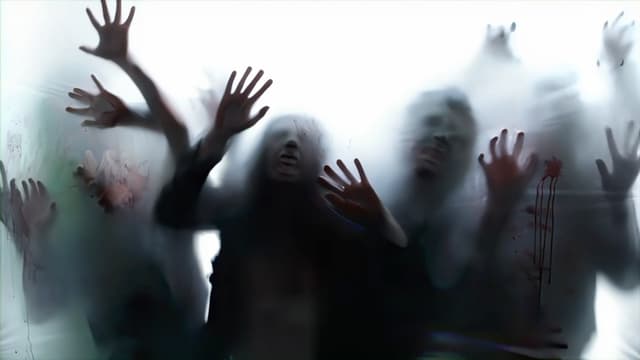 Trapped Souls Behind Glass, a Dark live wallpaper for Mac