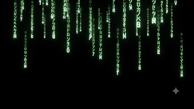 Matrix Digital Rain, a Dark live wallpaper for Mac
