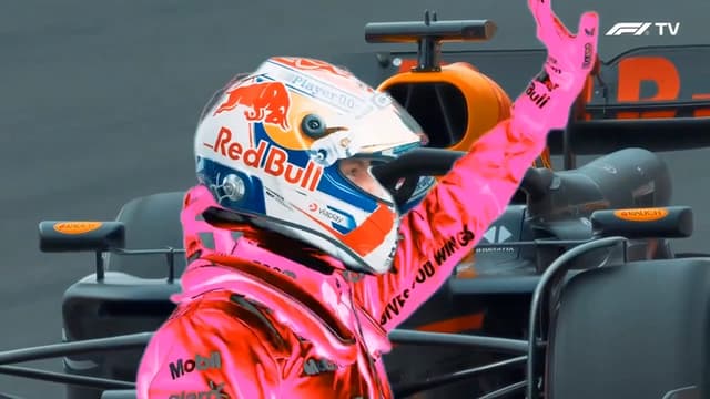 Max Verstappen Pink Suit, a Cars live wallpaper for Mac