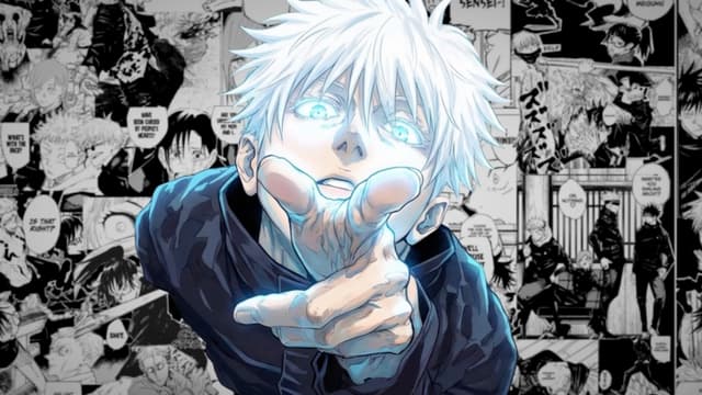 Gojo Manga Collage, a Anime live wallpaper for Mac
