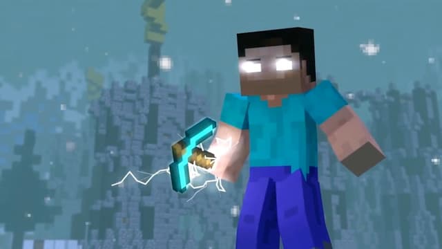 Herobrine Underwater Glow, a Gaming live wallpaper for Mac