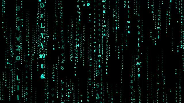 Alphabet Code Rain, a Others live wallpaper for Mac