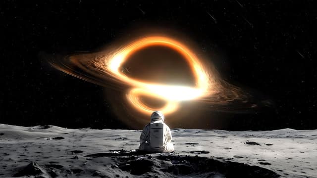 Astronaut Before Singularity, a Space live wallpaper for Mac