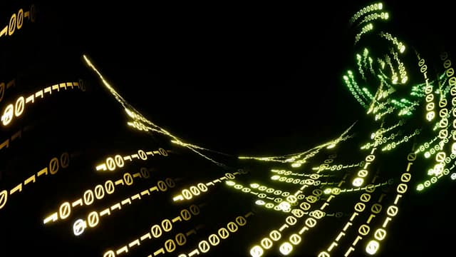 Binary Code Wave, a Others live wallpaper for Mac