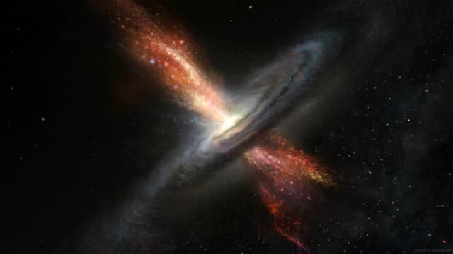 Black Hole Collision, a Space live wallpaper for Mac