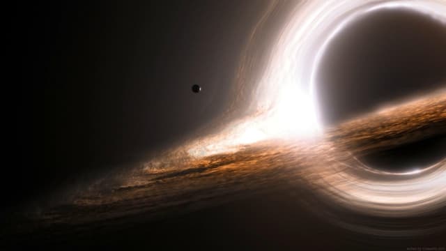 Black Hole Eclipse, a Space live wallpaper for Mac