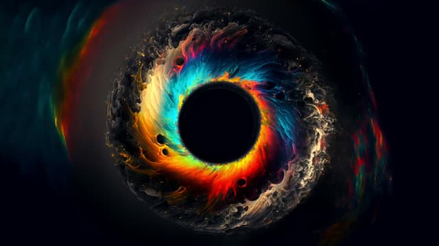 Black Hole in Color, a Space live wallpaper for Mac