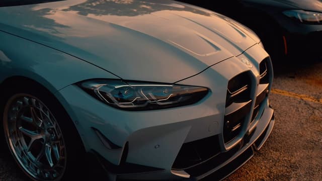 BMW M4 Sunset Front, a Cars live wallpaper for Mac
