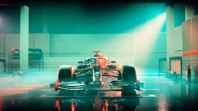 Mercedes F1 Pit Spotlight, a Cars live wallpaper for Mac
