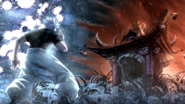 Gojo vs Sukuna Domain Clash, a Anime live wallpaper for Mac