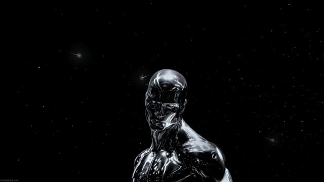Chrome Android in Space, a Space live wallpaper for Mac