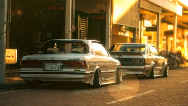 Classic Cars On The Street, a Cars live wallpaper for Mac