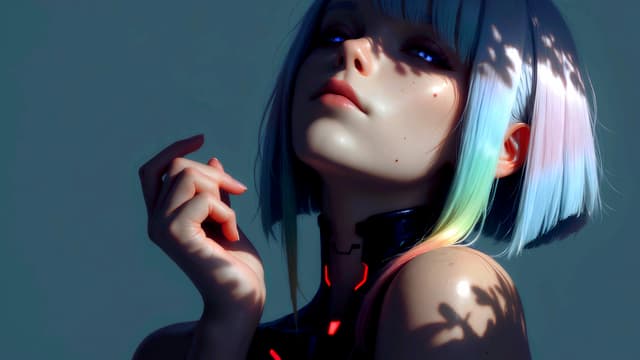 Cyber Anime Portrait, a Anime live wallpaper for Mac