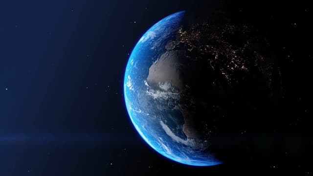 Earth in Shadow, a Space live wallpaper for Mac