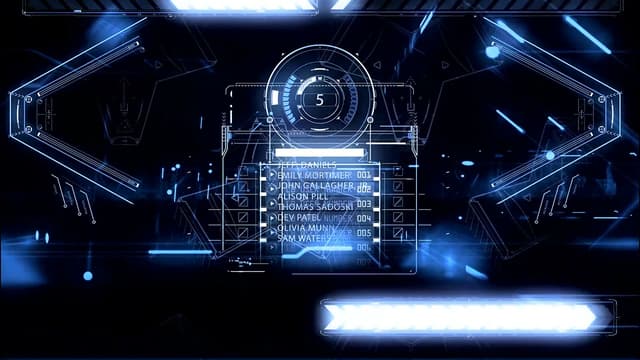 Futuristic Interface HUD, a Others live wallpaper for Mac