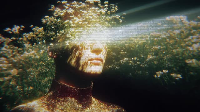 Glitching Digital Portrait, a Abstract live wallpaper for Mac