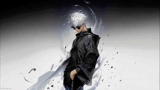 Gojo Grey Streetwear, a Anime live wallpaper for Mac