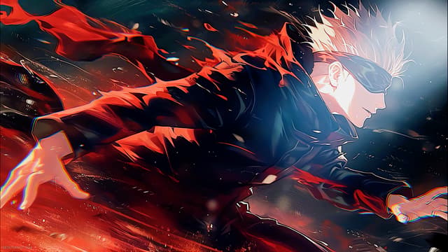 Gojo Red Rush, a Anime live wallpaper for Mac