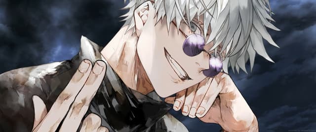 Gojo Smirking Portrait, a Anime live wallpaper for Mac