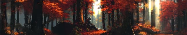 Knight Autumn Forest, a Nature live wallpaper for Mac