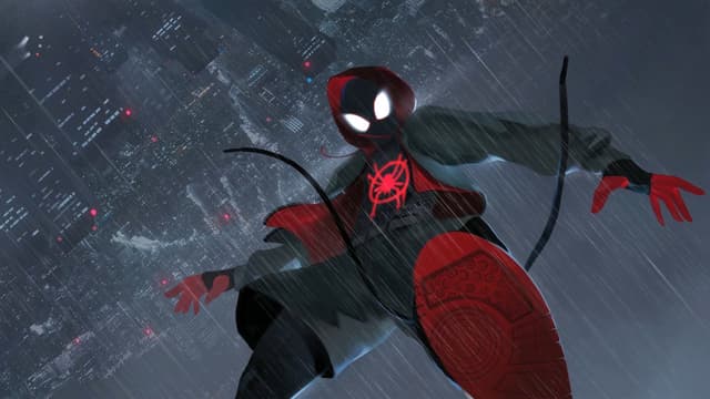 Miles Morales in Rain, a Heroes live wallpaper for Mac