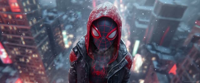 Miles Morales – Snow, a Heroes live wallpaper for Mac