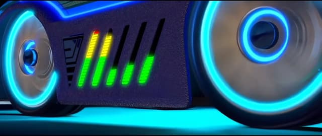 Neon Speaker Lights, a Abstract live wallpaper for Mac