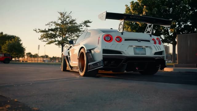 Nissan GT-R Sunset, a Cars live wallpaper for Mac