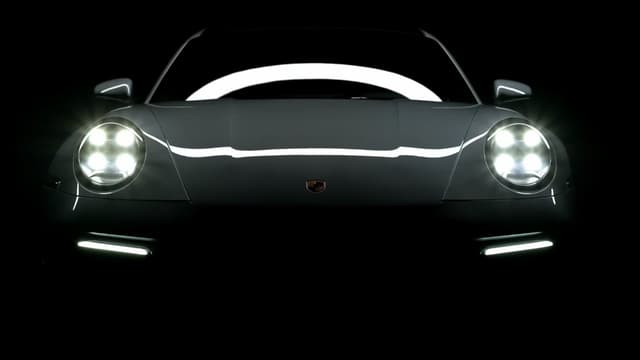 Porsche 911 Front Glow, a Cars live wallpaper for Mac