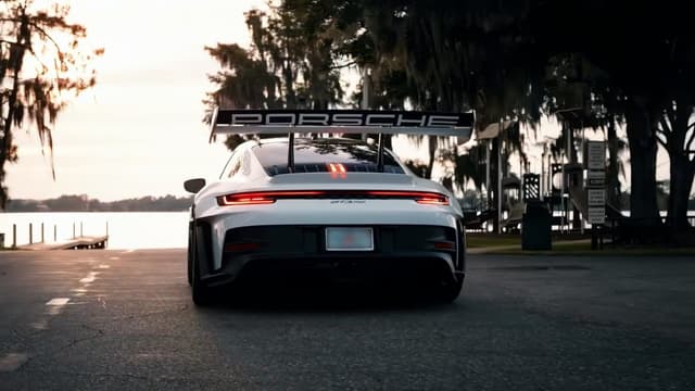 Porsche 911 Gt3 Sunset, a Cars live wallpaper for Mac