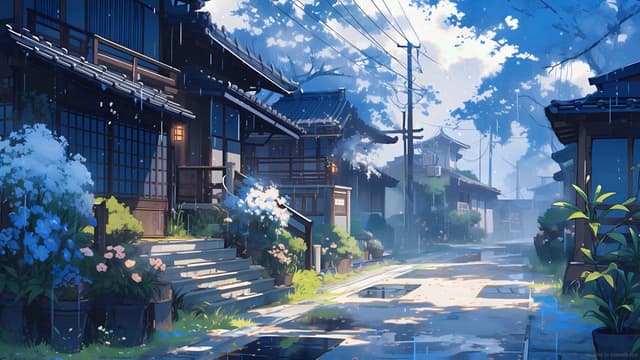 Quiet Lane in Bloom, a Nature live wallpaper for Mac