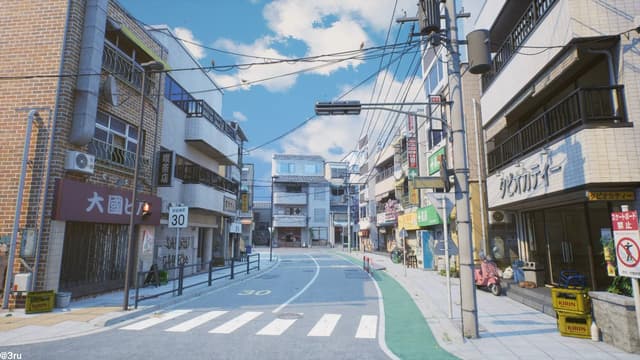 Quiet Tokyo Street, a Dark live wallpaper for Mac