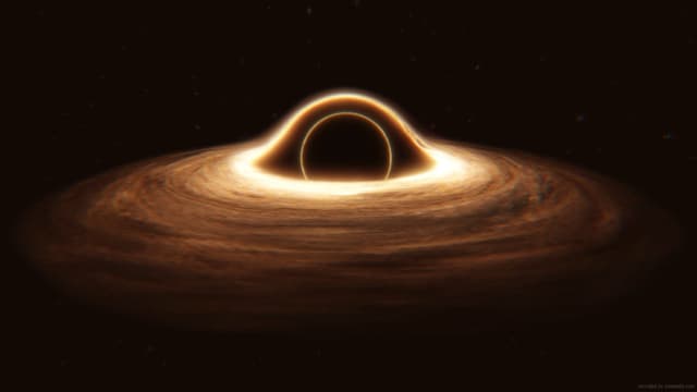 Ringed Black Hole, a Space live wallpaper for Mac