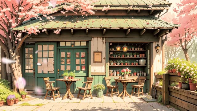 Sakura Cafe, a Others live wallpaper for Mac