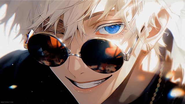 Satoru Gojo Chill, a Anime live wallpaper for Mac