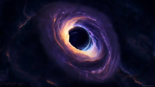 Sci-Fi Black Hole, a Space live wallpaper for Mac