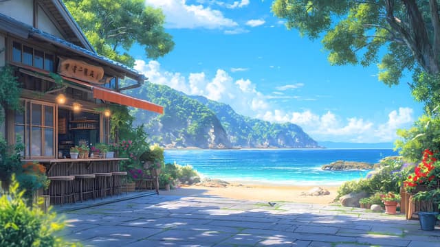 Seaside Flower Shop, a Nature live wallpaper for Mac